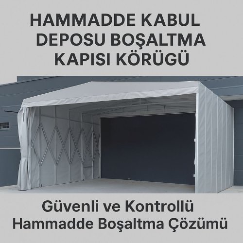 Akordiyon Tünel Ürün Doldurma Boşaltma Alanı Model 16